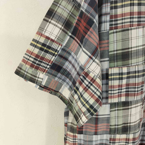 オービス ORVIS 90S S/Sチェックシャツ パッチワーク メンズ import:M