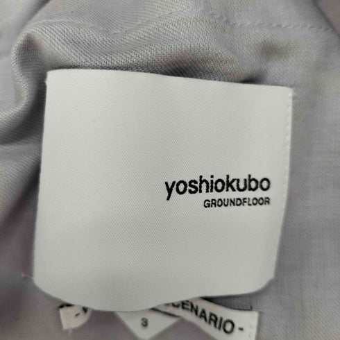 ヨシオクボグランドフロア yoshiokubo GROUNDFLOOR WORST CASE SCENARIO タックワイドパンツ メンズ