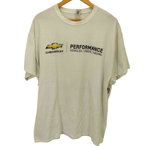 GILDANボディ PERFORMANCE レーシング 企業ロゴ プリント S/S Tシャツ メンズ import:XL