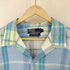 ポロバイラルフローレン Polo by RALPH LAUREN 90S マドラス開襟シャツ ポニー無し メンズ import:L