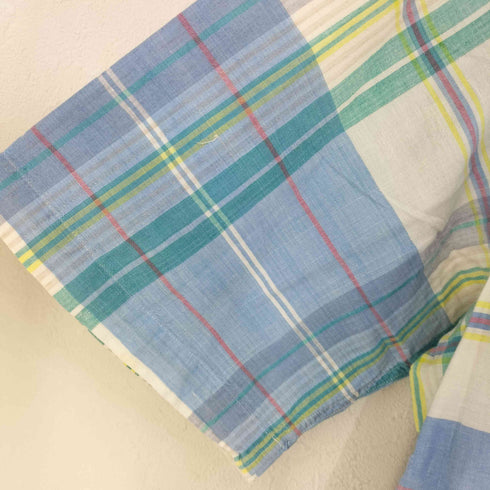 ポロバイラルフローレン Polo by RALPH LAUREN 90S マドラス開襟シャツ ポニー無し メンズ import:L