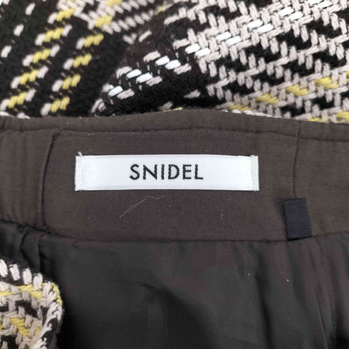 スナイデル snidel ロービングチェックスカート レディース JPN:0