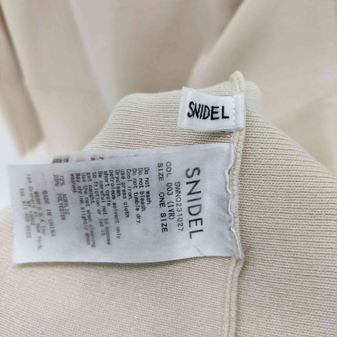 スナイデル snidel オープンショルダーフリルニットワンピース レディース ONE SIZE