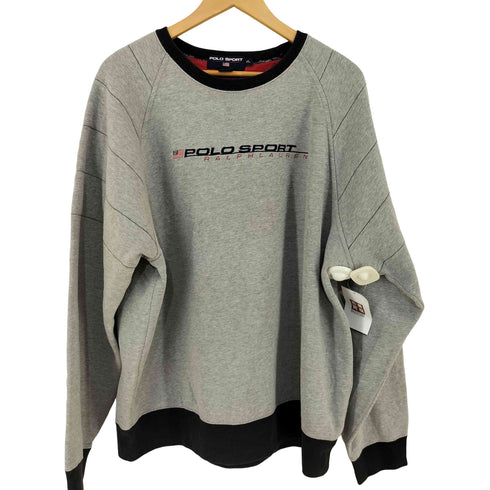 ポロスポーツラルフローレン POLO SPORT RALPH LAUREN 90S フロントロゴ刺繍 スウェット メンズ import:XL