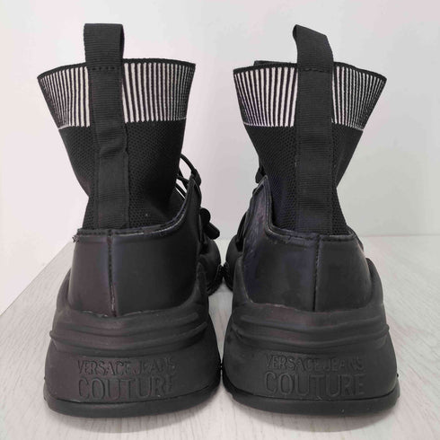 ヴェルサーチジーンズクチュール VERSACE JEANS COUTURE ロゴアンクルスニーカー メンズ EUR:42