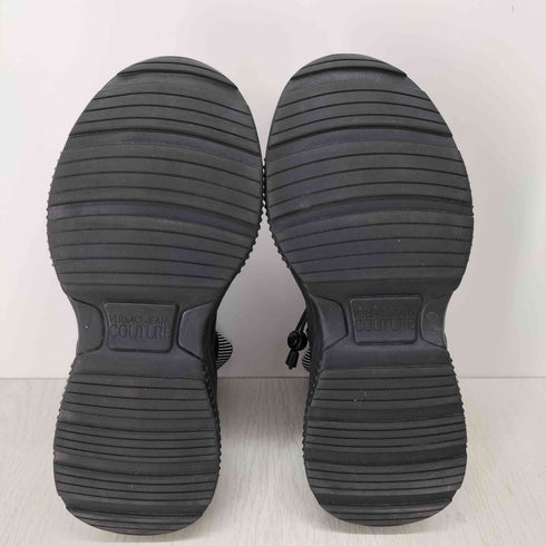 ヴェルサーチジーンズクチュール VERSACE JEANS COUTURE ロゴアンクルスニーカー メンズ EUR:42