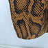 ザラ ZARA パイソン柄 ベルテッドシャツワンピース レディース import:M