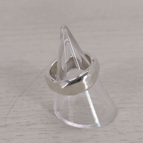 Ops Silver925 Hammered Wide MOLUNE Ring レディース 10号