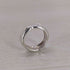 Ops Silver925 Hammered Wide MOLUNE Ring レディース 10号