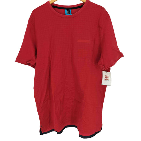 ナイキ NIKE 異素材切替 総柄 Tシャツ メンズ import:XL