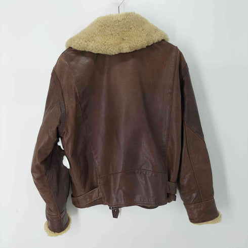 LIBERTO 襟ボア レザーフライトジャケット メンズ import:L