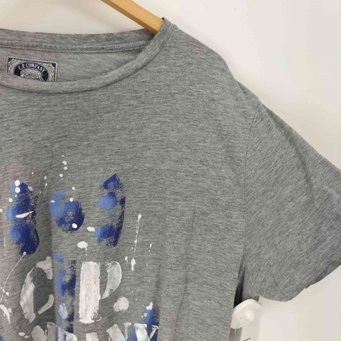 シーピーカンパニー C.P.COMPANY ペイント ロゴ プリント Tシャツ ビッグサイズ メンズ XXXL