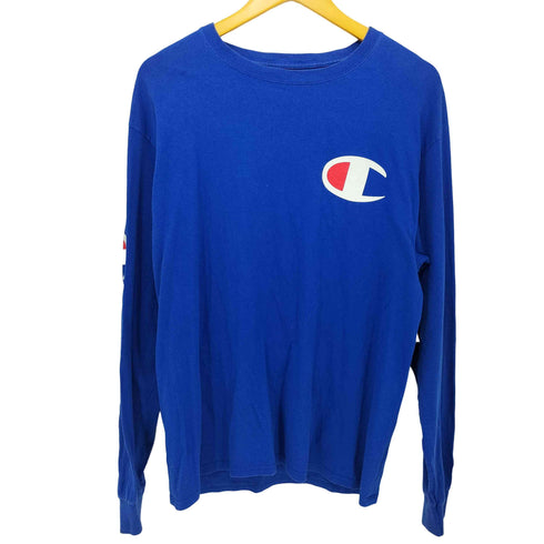 チャンピオン Champion スリーブプリントL/S TEE メンズ