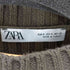 ザラ ZARA ダメージデザインクロップドニット レディース import:S