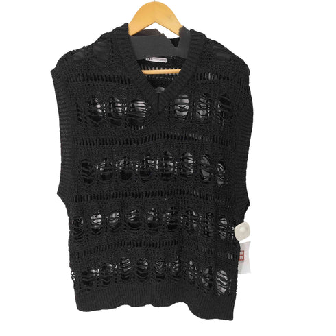 ザラ ZARA メッシュデザインベスト レディース import:L