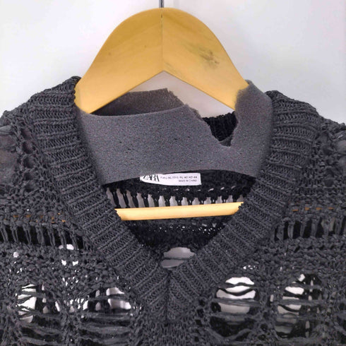 ザラ ZARA メッシュデザインベスト レディース import:L