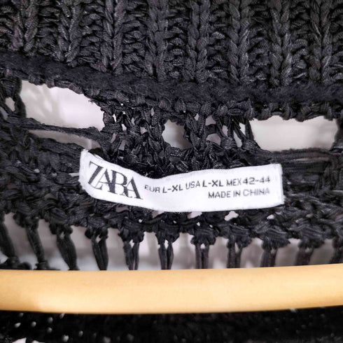 ザラ ZARA メッシュデザインベスト レディース import:L