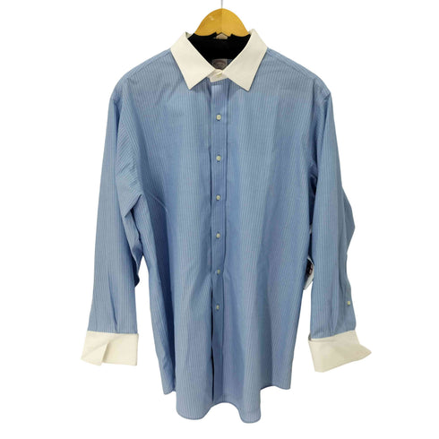 ブルックスブラザーズ 346 BROOKS BROTHERS ターンバックストライプL/Sシャツ メンズ 16 1/2-33