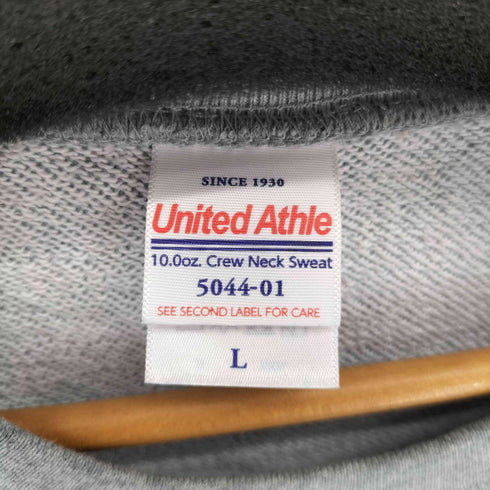 ユナイテッドアスレ UNITED ATHLE フロントプリント スウェット トレーナー メンズ import:L