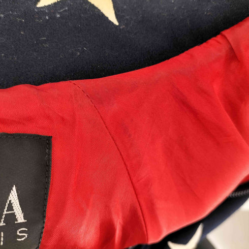 ペリーエリス PERRY ELLIS 90S AMERICA スター ウールスタジャン メンズ import:S