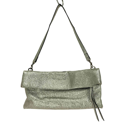 ジャンニキャリーニ GIANNI CHIARINI メタリックレザー クラッチ バッグ ショルダー バッグ レディース