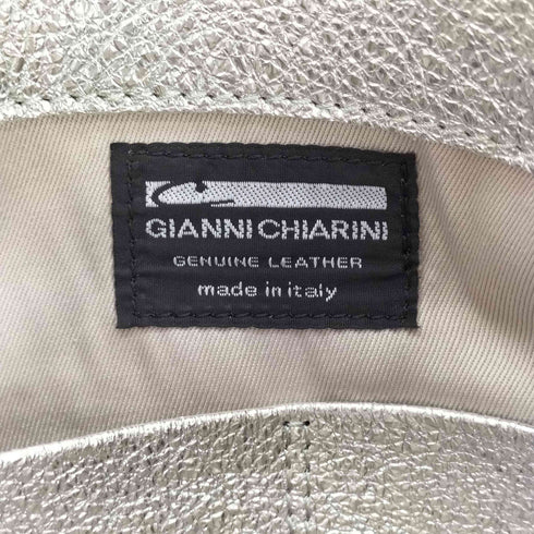 ジャンニキャリーニ GIANNI CHIARINI メタリックレザー クラッチ バッグ ショルダー バッグ レディース