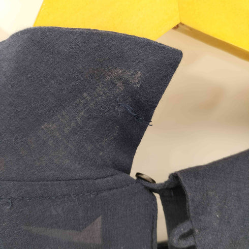 ミズイロインド mizuiro ind コットン シースルー シャツブラウス レディース