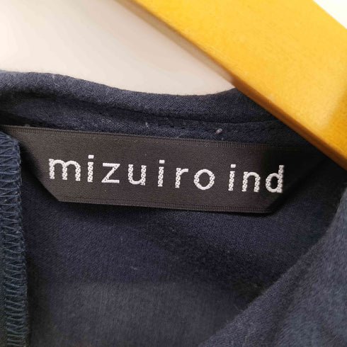 ミズイロインド mizuiro ind コットン シースルー シャツブラウス レディース