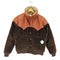 Powderhorn Mountaineering 70S 日の出 レザーヨーク コーデュロイ ダウンジャケット メンズ import:M