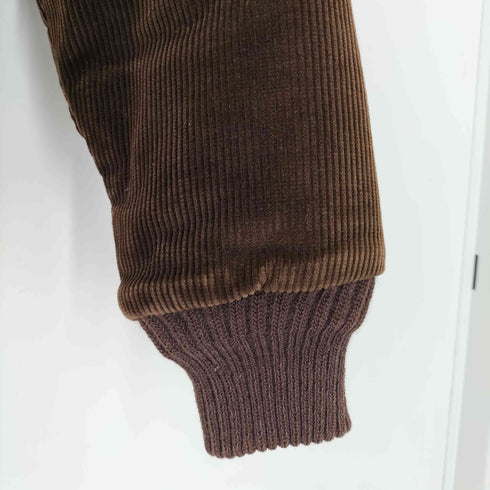 Powderhorn Mountaineering 70S 日の出 レザーヨーク コーデュロイ ダウンジャケット メンズ import:M