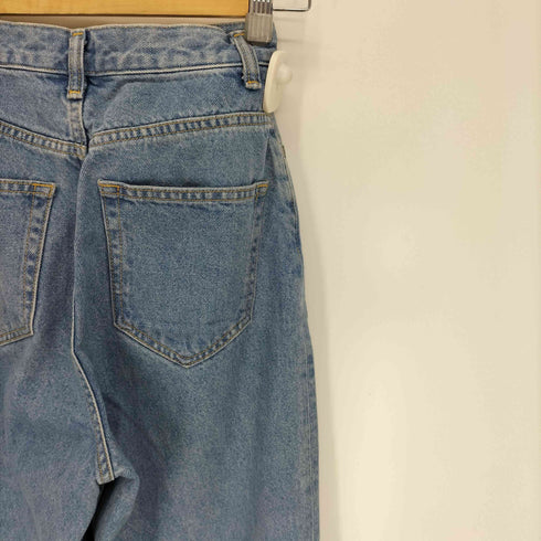 ブラックバイマウジー BLACK by moussy 22SS MACHO blue denim マチョブルーデニム ストレート デニム パンツ レディース 23
