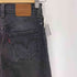 リーバイス Levis PREMIUM RIBCAGE STRAIGHT ボタンフライ ブラック デニム パンツ レディース US:24