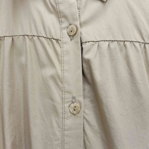 ザラ ZARA レギュラーカラー S/S シャツ チュニック ワンピース レディース import:S