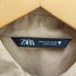 ザラ ZARA レギュラーカラー S/S シャツ チュニック ワンピース レディース import:S