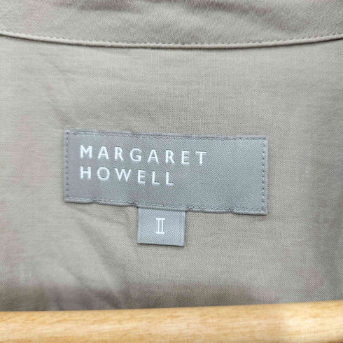 マーガレットハウエル MARGARET HOWELL オープンカラーシャツ レディース 2