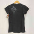 ハードロックカフェ Hard Rock Cafe Y2K ラインストーン メタリックデザイン Vネック Tシャツ レディース import:S