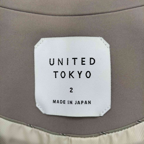 ユナイテッドトウキョウ UNITED TOKYO ストレッチ ノーカラー ジャケット レディース JPN:2