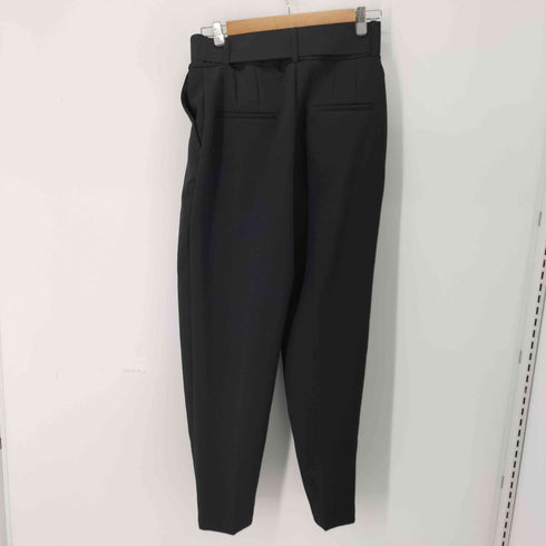 ザラ ZARA BELTED HIGH-WAISTED PANTS レディース L