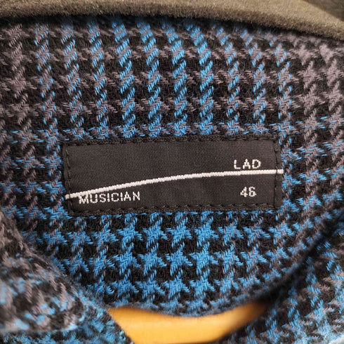 ラッドミュージシャン LAD MUSICIAN RAYON KAZAGURUMA CHECKシャツ メンズ JPN:46