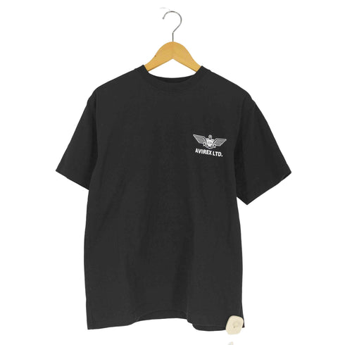 アヴィレックス AVIREX NAS JAX PATROL SQ. PATCH T-SHIRT NAS JAX パトロール スコードロン パッチ Tシャツ メンズ import:M