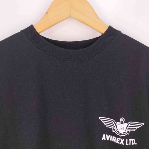 アヴィレックス AVIREX NAS JAX PATROL SQ. PATCH T-SHIRT NAS JAX パトロール スコードロン パッチ Tシャツ メンズ import:M