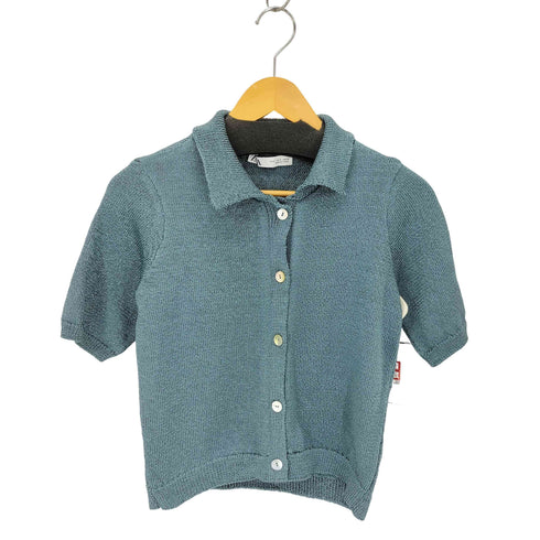 ザラ ZARA ローゲージ S/S ニットシャツ レディース import:S