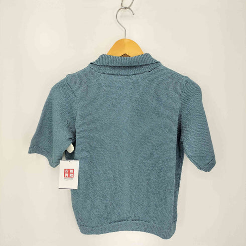 ザラ ZARA ローゲージ S/S ニットシャツ レディース import:S