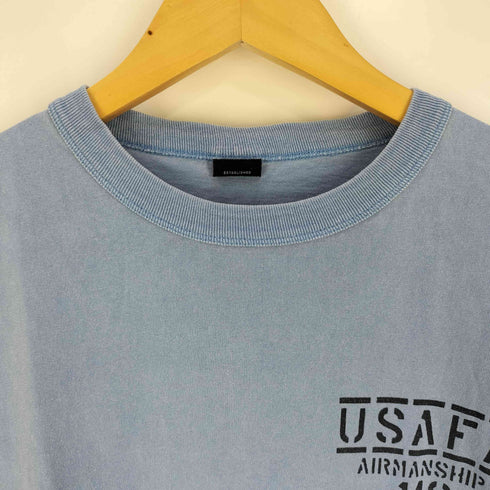 アヴィレックス AVIREX フェイドウオッシュ Tシャツ 「AIRMANSHIP」カットソー メンズ import:M