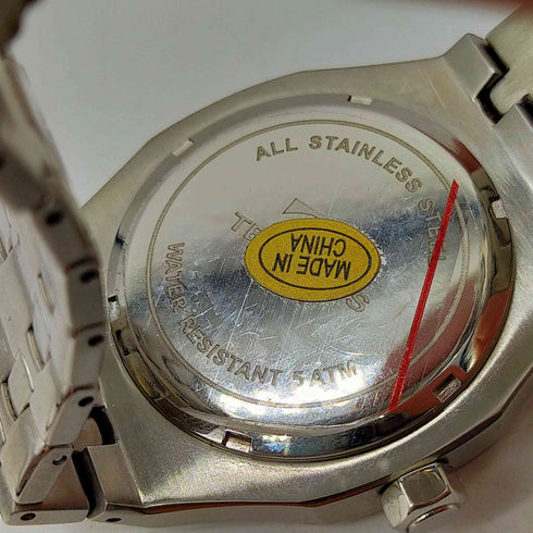 TECHNOS T9C07 クオーツ ALL STAINLESS STEEL 腕時計 メンズ