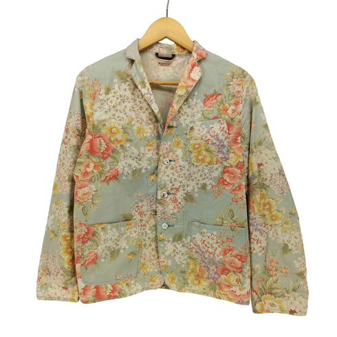 キャピタル KAPITAL Flower Work Jacket 花柄 ワークシャツジャケット メンズ JPN:S