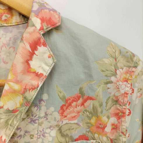 キャピタル KAPITAL Flower Work Jacket 花柄 ワークシャツジャケット メンズ JPN:S