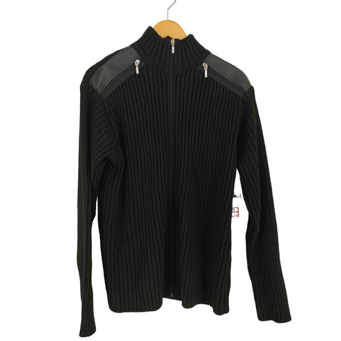 TAKE A LOOK COLLECTION リブ ジップアップニット メンズ import:XL