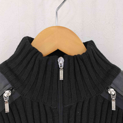 TAKE A LOOK COLLECTION リブ ジップアップニット メンズ import:XL