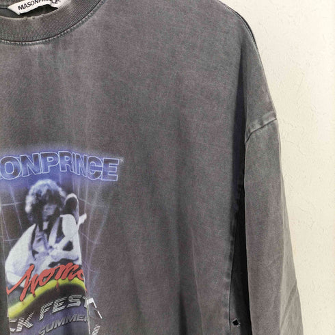 メゾンプリンス mason prince ヴィンテージ加工 MPオリジナルプリント バンドTシャツ メンズ JPN:4